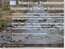 Tablet Screenshot of bluestoneenv.com